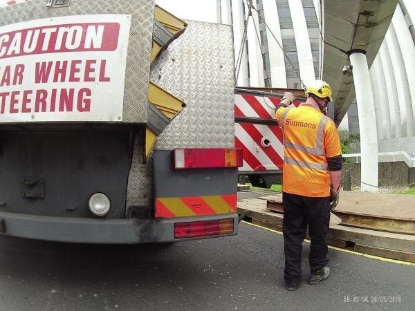 Preparation for exchange of roof top chillers