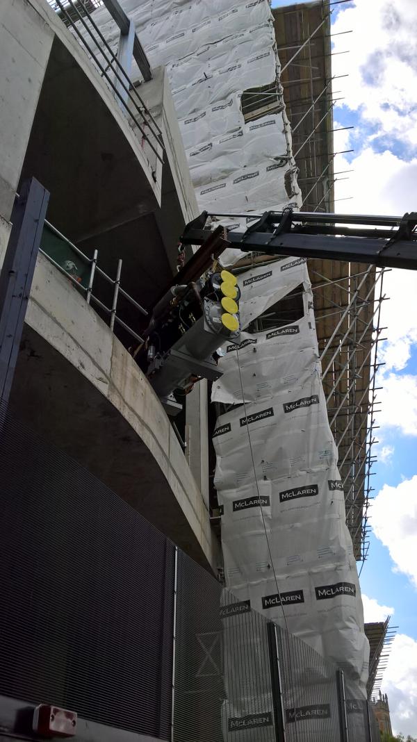 Plant installation with limited access